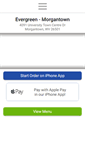 Mobile Screenshot of evergreenchinesemorgantown.com